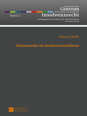 cover image of Stimmrechte im Insolvenzverfahren